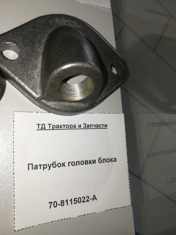 Патрубок головки блока — 1