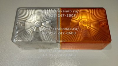 Стекло переднего фонаря Ф-402 (пластмас.)