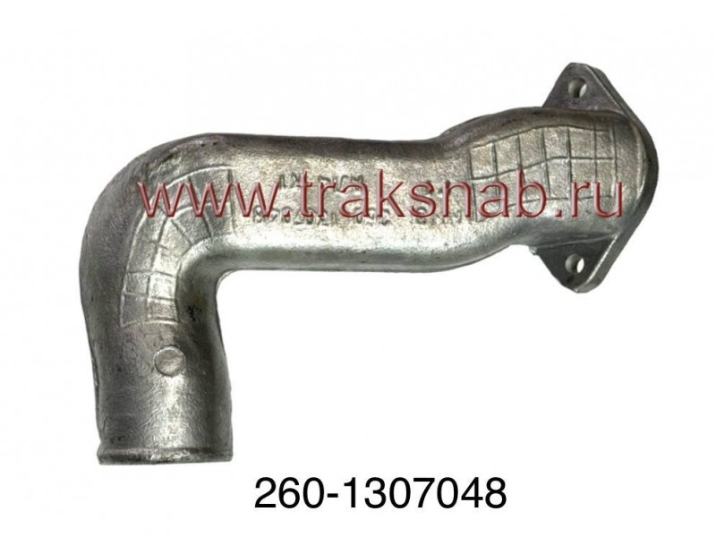 Патрубок водяного насоса алюминий Д-260 — 2