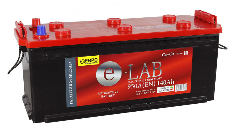 АКБ 6СТ-140 ELAB  — 1
